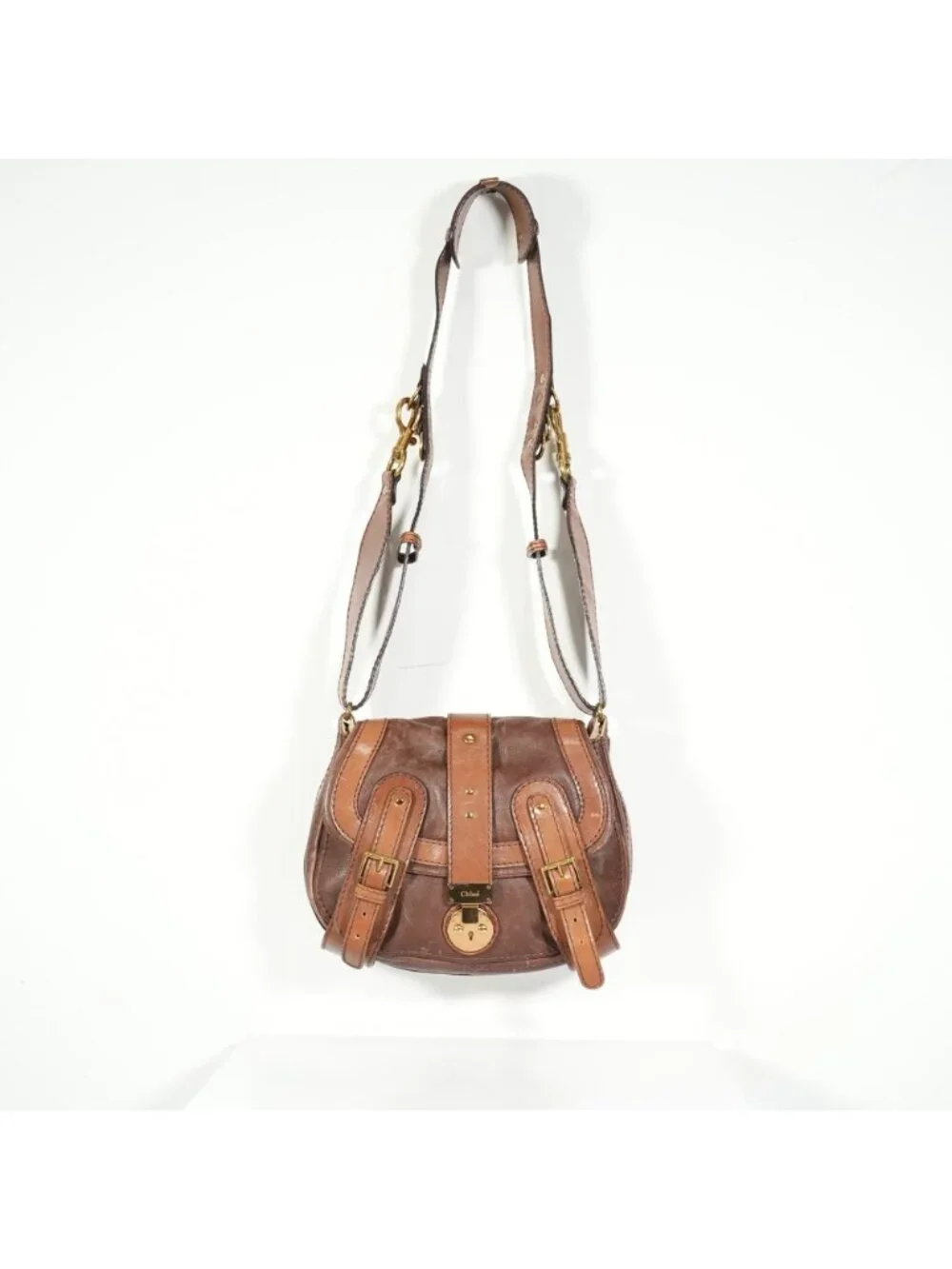 Chloe Vintage Leather Crossbody Bag - Picture 15 of 16